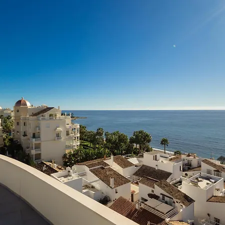 First-line Beach, Terrace And Pool With Incredible Sea Views, New Golden Mile * Estepona